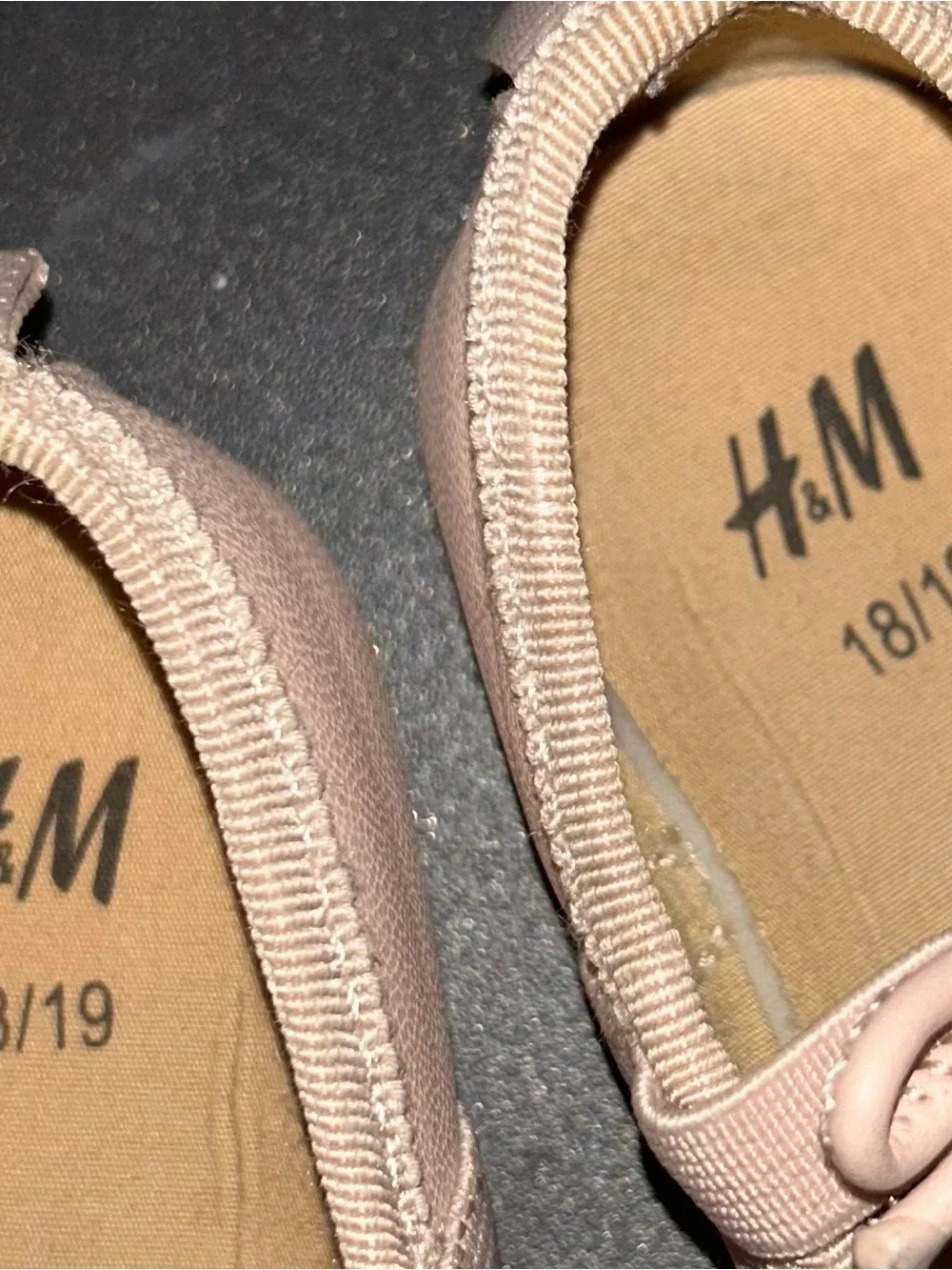 H&M Girls Pink, Floral, and White Mary Jane & Woven Dress Shoes Set of 3